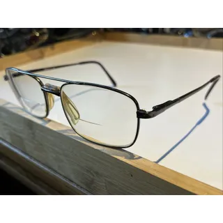 Photo of Priority Eyeglasses BEACON C2 56-17-145 Brown Silver Metal Full Rim Frames Only