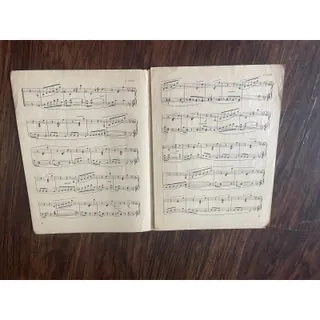 Photo of Vintage sheet music booklet