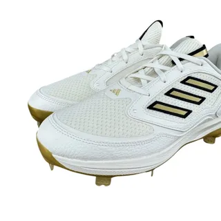 Photo of Adidas Women's PureHustle 3 Elite Metal Softball Cleats Sz 13 White Gold ID7638