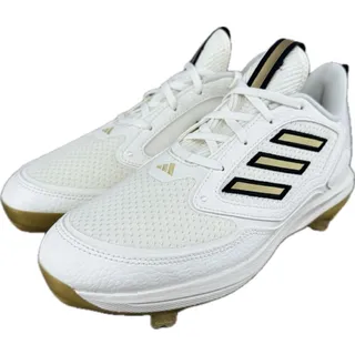 Photo of Adidas Women's PureHustle 3 Elite Metal Softball Cleats Sz 13 White Gold ID7638