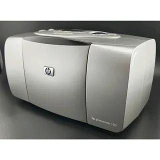 Photo of HP Photosmart 130 Compact Photo Printer Tested Working Bundle New Ink Cartridge