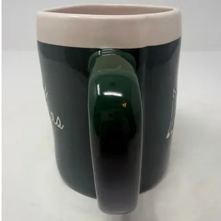 Photo of Rae Dunn Artisan Collection by Magenta Merry Christmas Green Cream Reindeer Mug