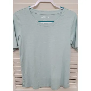Photo of Women's Mint ORVIS Pima Cotton Short Sleeve Tee Small