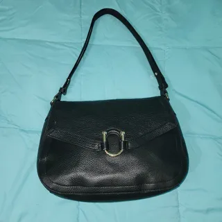 Photo of Vince Camuto Jonna Black Leather Shoulder Bag