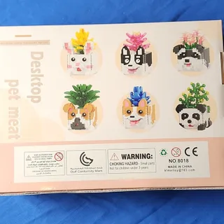 Photo of Micro Building Block Set Desktop Pet Meat 2765pcs NIB NWT Sealed 8018