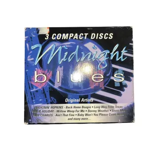 Photo of Lightning’ Hopkins, Billie Holliday & Ray Charles Midnight Blues (3 CD) Set