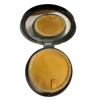 Photo of RARE FIND Vintage Double Decker Jonteel Dark Rouge Brunette Compact