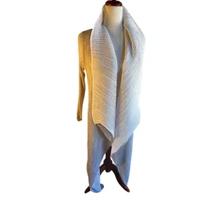 Photo of Women’s Alquema reversible Solid Knit Open Front Cowl Neck Long Sleeve Cardigan