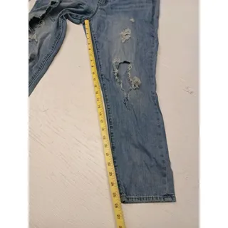 Photo of Gap Sexy Boyfriend (10) Relaxed Fit Ripped Blue Denim Jeans