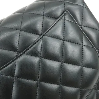 Photo of Chanel Lambskin Classic Jumbo Double Flap Bag Black