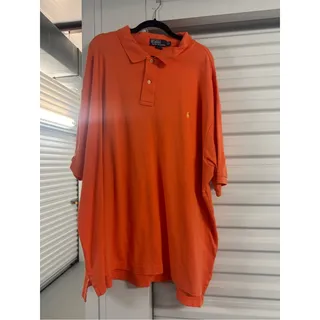 Photo of Ralph Lauren Orange Short-Sleeve Polo with Yellow Pony 4x big