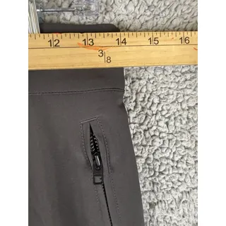 Photo of Athleta Endless Cargo Pants Womens Gray Stretch Pull on Zip Pockets Hiking 4