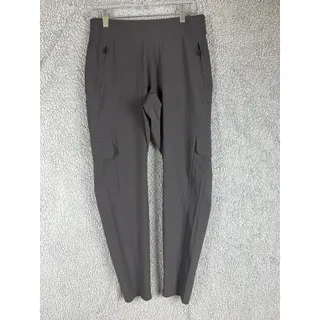 Photo of Athleta Endless Cargo Pants Womens Gray Stretch Pull on Zip Pockets Hiking 4