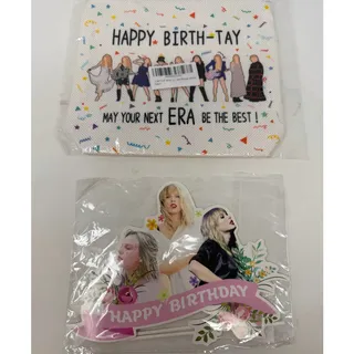 Photo of Taylor Swift Makeup/Cosmetic Bag and Cake Topper
