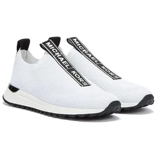 Photo of MICHAEL KORS women Bodie Knit Slip-On Sneaker stretched fabric White Size 8.5 M