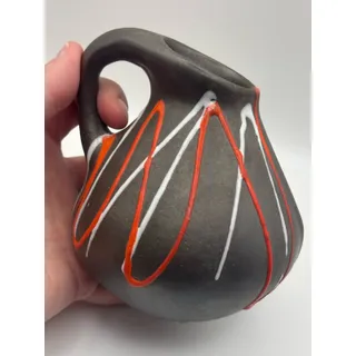Photo of Vintage Handcrafted Canadian Laurentian Art Pottery Bud Vase Jug MCM