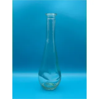 Photo of Vintage Clear Glass Bottle Bud Vase Tear Drop Shape Small Container