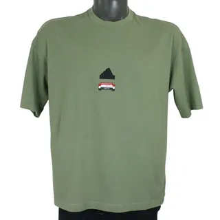 Photo of Adidas Manchester United T Shirt Mens M Green Loose Fit Soccer Man Utd Tee