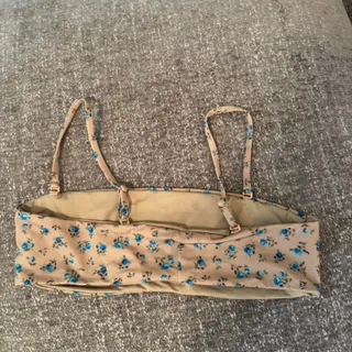 Photo of Frankie's Floral Bikini Top Size Small