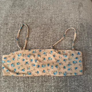 Photo of Frankie's Floral Bikini Top Size Small