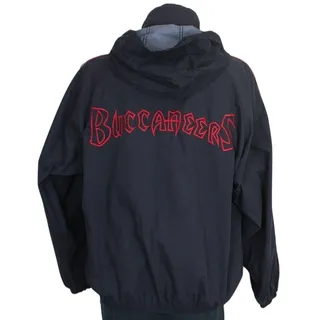 Photo of Vintage Tampa Bay Buccaneers Spell Out Hooded Y2K Windbreaker L Pro Player