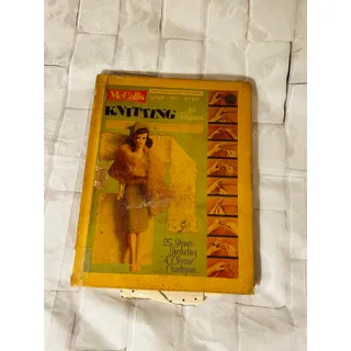 Photo of Vintage McCall’s Step-by-Step Knitting for Beginners Hardcover Craft Book