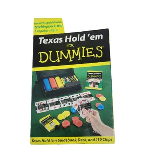 Photo of Texas Hold 'Em for Dummies Complete Poker Chip Set Open Box