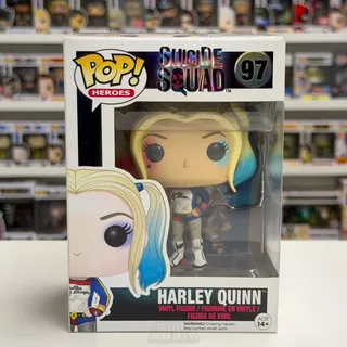 Photo of Funko Pop DC Heroes Suicide Squad Harley Quinn 97 Joker Batman Toy Vinyl Figure