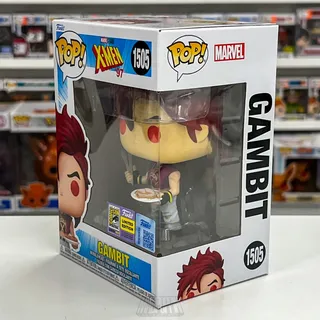Photo of Funko Pop Marvel X-Men 97 Gambit Crop Top SDCC 1505 Official Con Sticker Figure