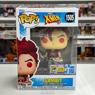Photo of Funko Pop Marvel X-Men 97 Gambit Crop Top SDCC 1505 Official Con Sticker Figure