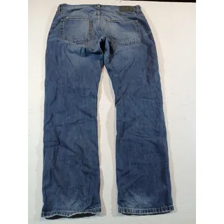 Photo of Adam Levine (34x30) Men's Relaxed Straight Blue Denim Jeans
