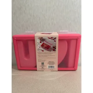 Photo of CWC Cook With Color Perfect On-The-Go Snack Box Pink 3 Compartment BPA-Free New