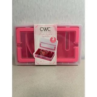 Photo of CWC Cook With Color Perfect On-The-Go Snack Box Pink 3 Compartment BPA-Free New
