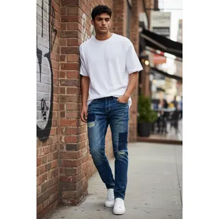 Photo of Shaba Z Brothers Blue Super Slim Fit SBFBD216 Size 34