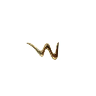 Photo of Pin Trifari gold toned W