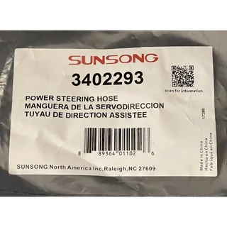 Photo of NEW Sunsong 3402293 Power Steering Return Line Hose Assembly For 1999-2004 Nissan Frontier/Xterra