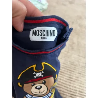 Photo of Moschino Navy One-Piece with Pirate Teddy and Treasure Chest 3-6 months