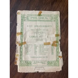 Photo of Vintage sheet music booklet from the 1920's