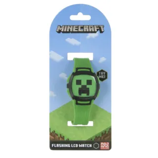 Photo of 🔥Minecraft Mojang Flashing Creeper Face LCD Digital Wrist Watch Green Age 6+🔥