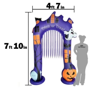 Photo of 🔥7ft Inflatable Haunted Arch Halloween Decoration BNWT🔥