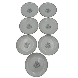 Photo of Vintage Taryn Bread and Butter Plates Flooral Set of 7