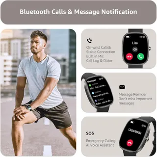 Photo of 🔥Smart Watch Make/Answer Calls 1.83" Fitness Tracker Sleep Blood Ped BNWT🔥