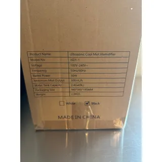 Photo of LOMMOL Ultrasonic Cool Mist Humidifier 9L 2.4 Gal Top Fill Large Room Black JS01