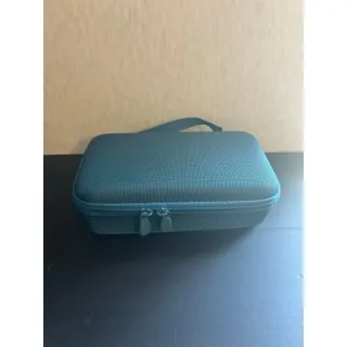 Photo of Blue Hard Shell Carrying Case Storage Travel Bag Organizer Box Roughly 10x6x3