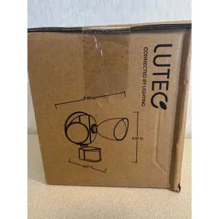 Photo of LUTEC 32W LED Dual Head Motion Sensor Security Flood Light Outdoor 5000K Black