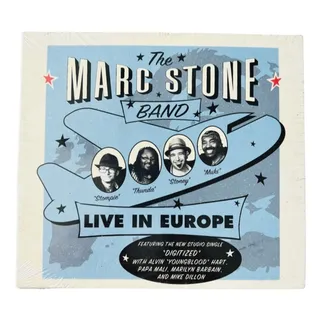 Photo of Marc Stone Band Live in Europe CD Cardboard Sleeve SEALED NEW 2017 Blues Protest