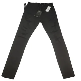 Photo of Jordan Craig Ross Jeans Womens 30x32 Black Skinny Tapered Fit Distressed (986)