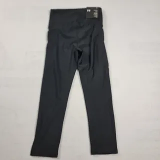 Photo of Under Armour Capri Leggings Womens XS Black Compression High Rise HeatGear (984)