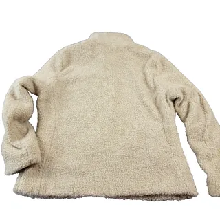 Photo of Pendleton Jacket Womens Lg Beige Sherpa Fleece Lined Full Zip Cozy Pockets (885)
