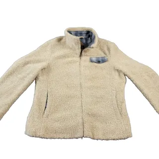 Photo of Pendleton Jacket Womens Lg Beige Sherpa Fleece Lined Full Zip Cozy Pockets (885)